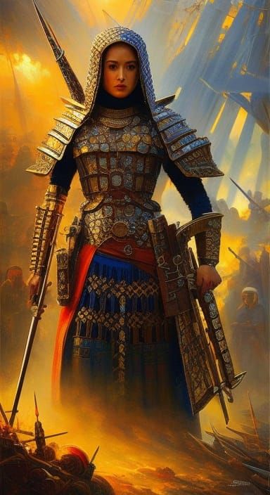 Byzantine princes warrior - AI Generated Artwork - NightCafe Creator