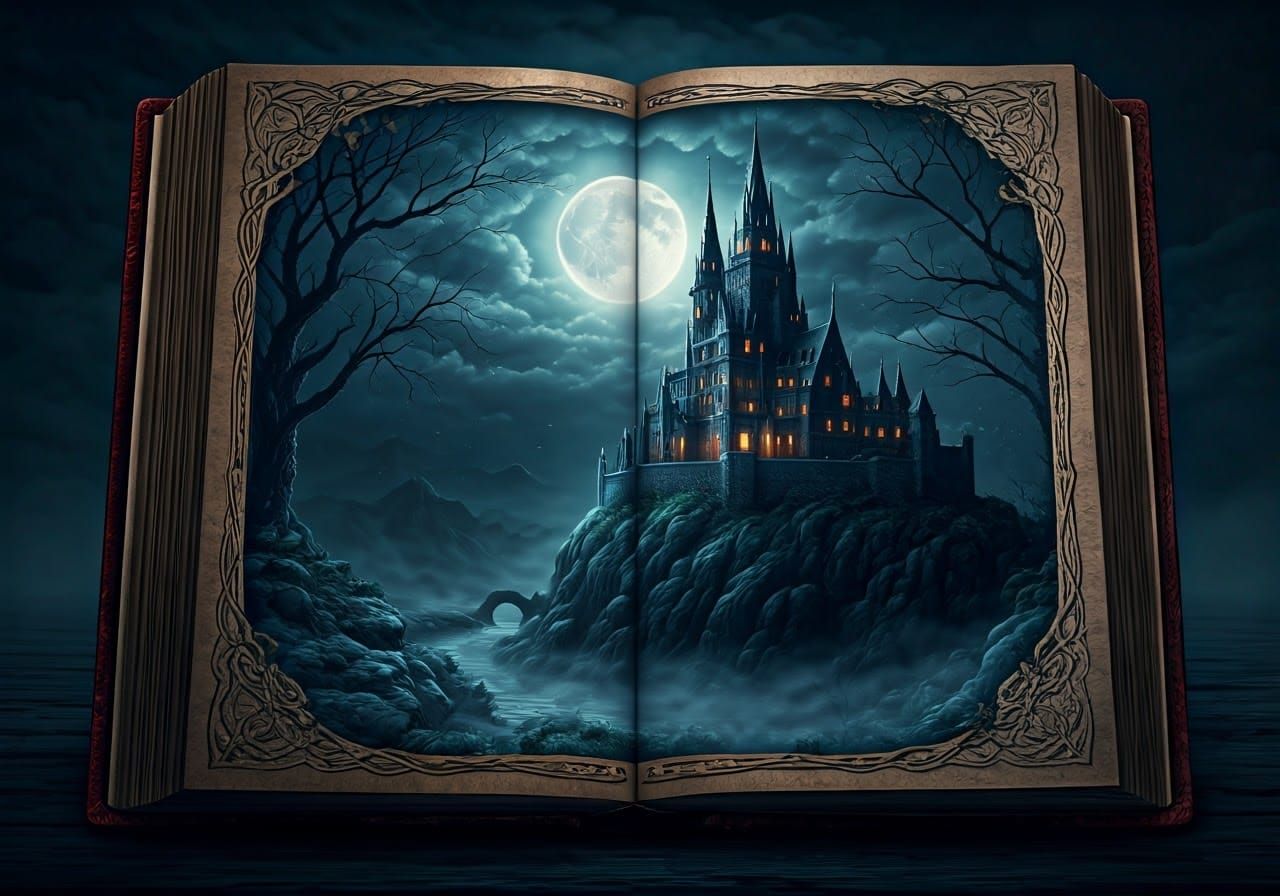 On a dark moonlit night…  by @Mizu