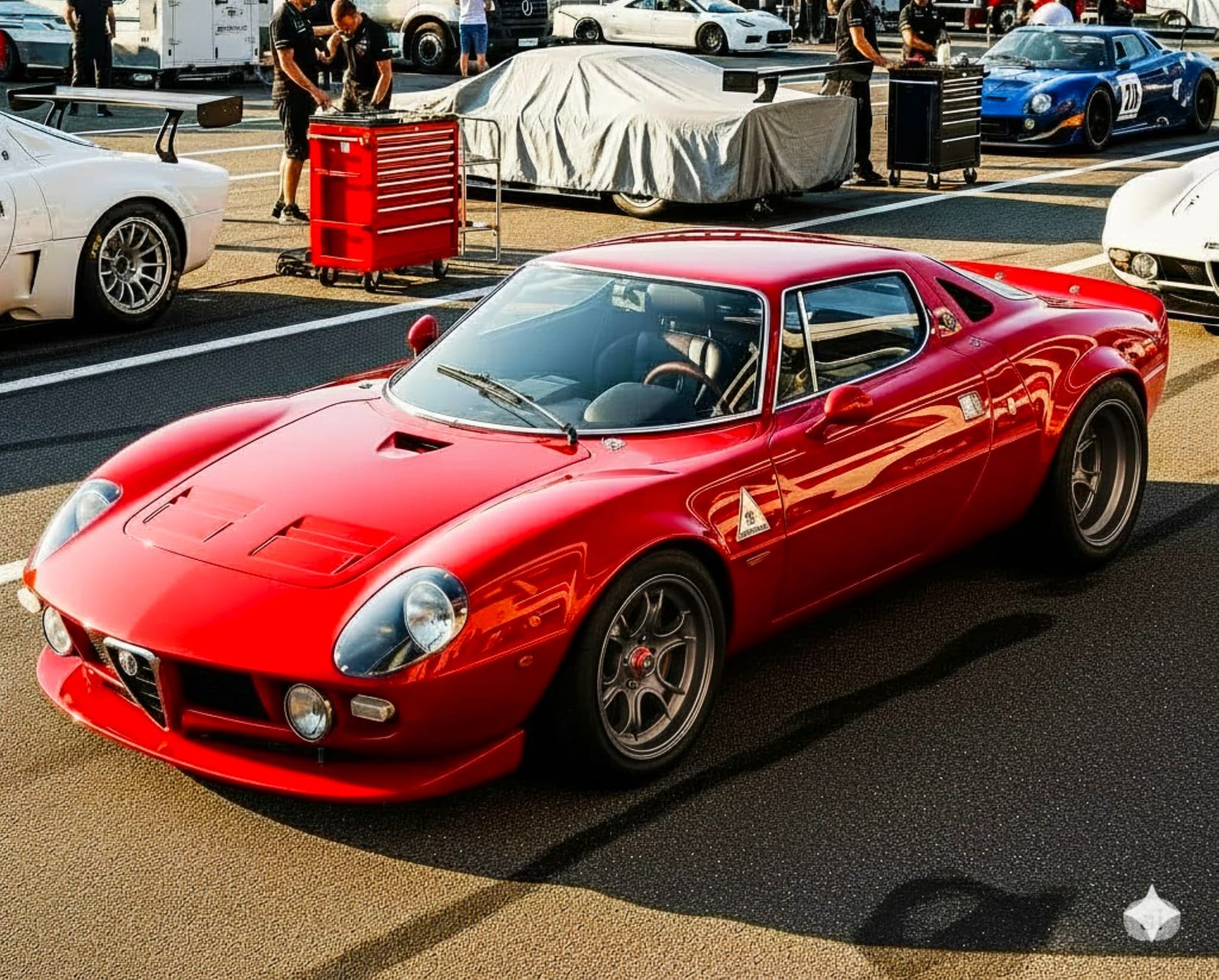 Alfa Romeo Sports Car Concept, Rosso Corsa
