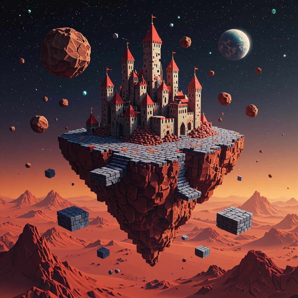 Mars in the futuristic past