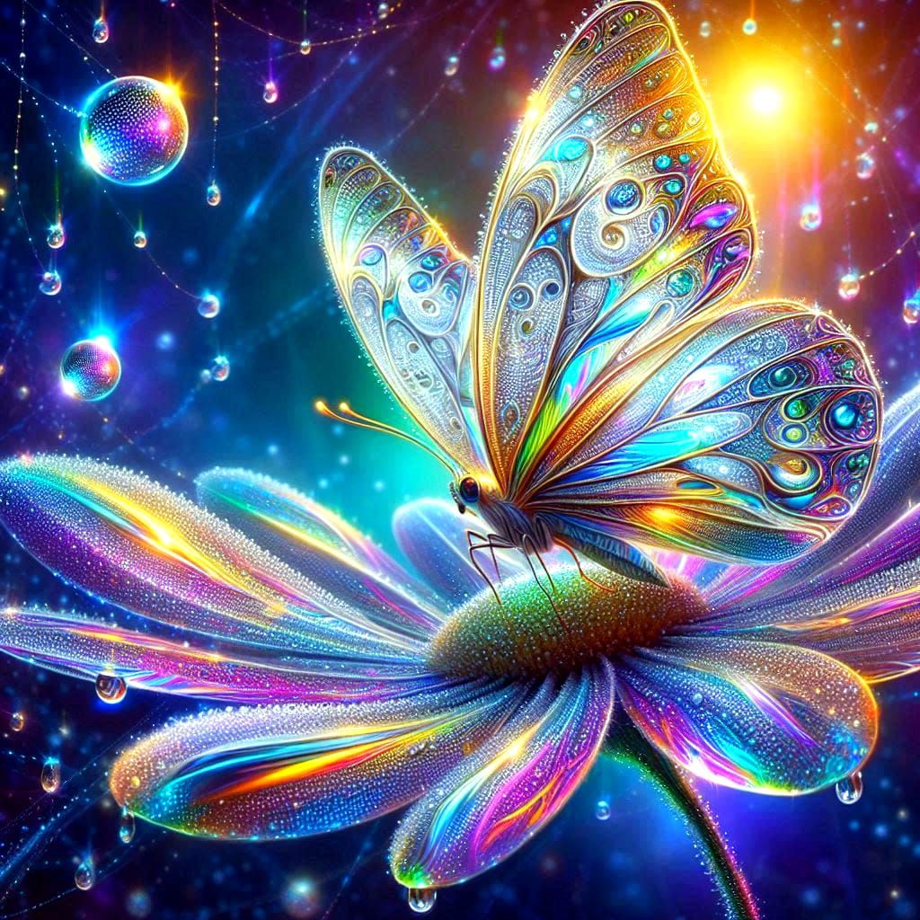 a magical butterfly World