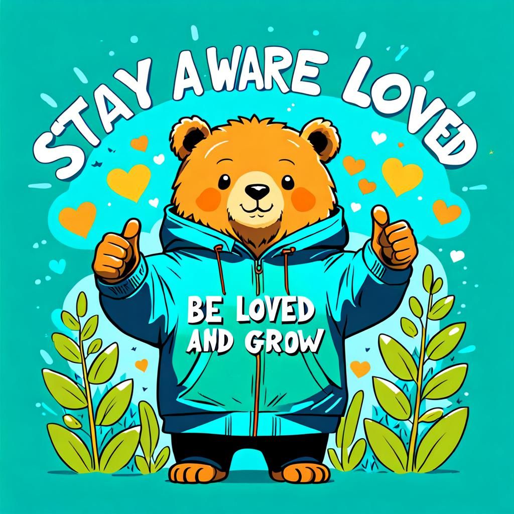 Stay aware, be loved, and grow! - AI Generated Artwork - NightCafe Creator