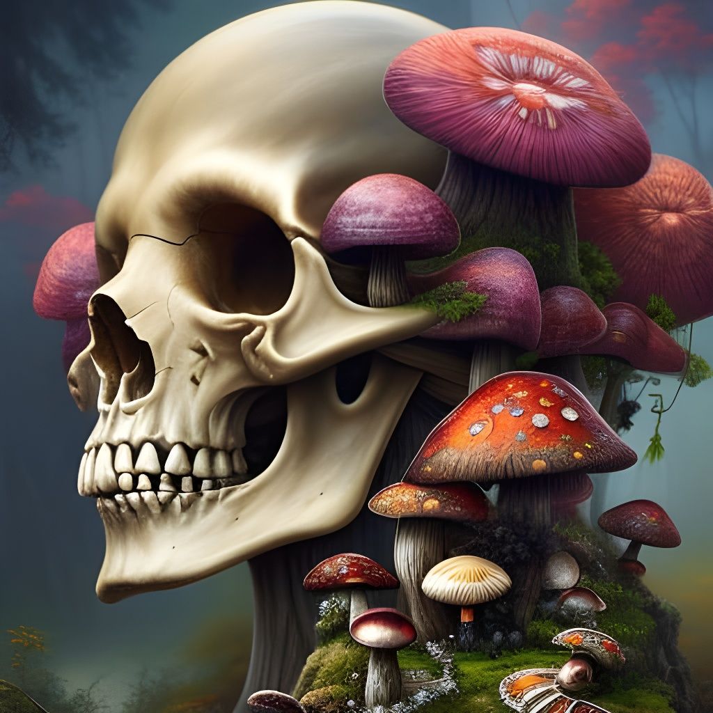 Mushrooms taking over   by @David Gotet