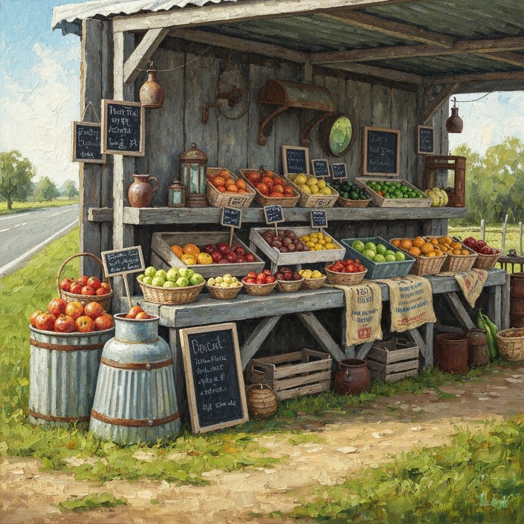 Farmstand.  by @StinkPad