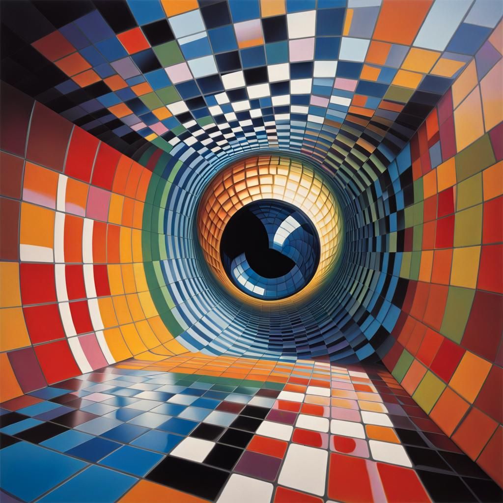 Vertigo by Victor Vasarely