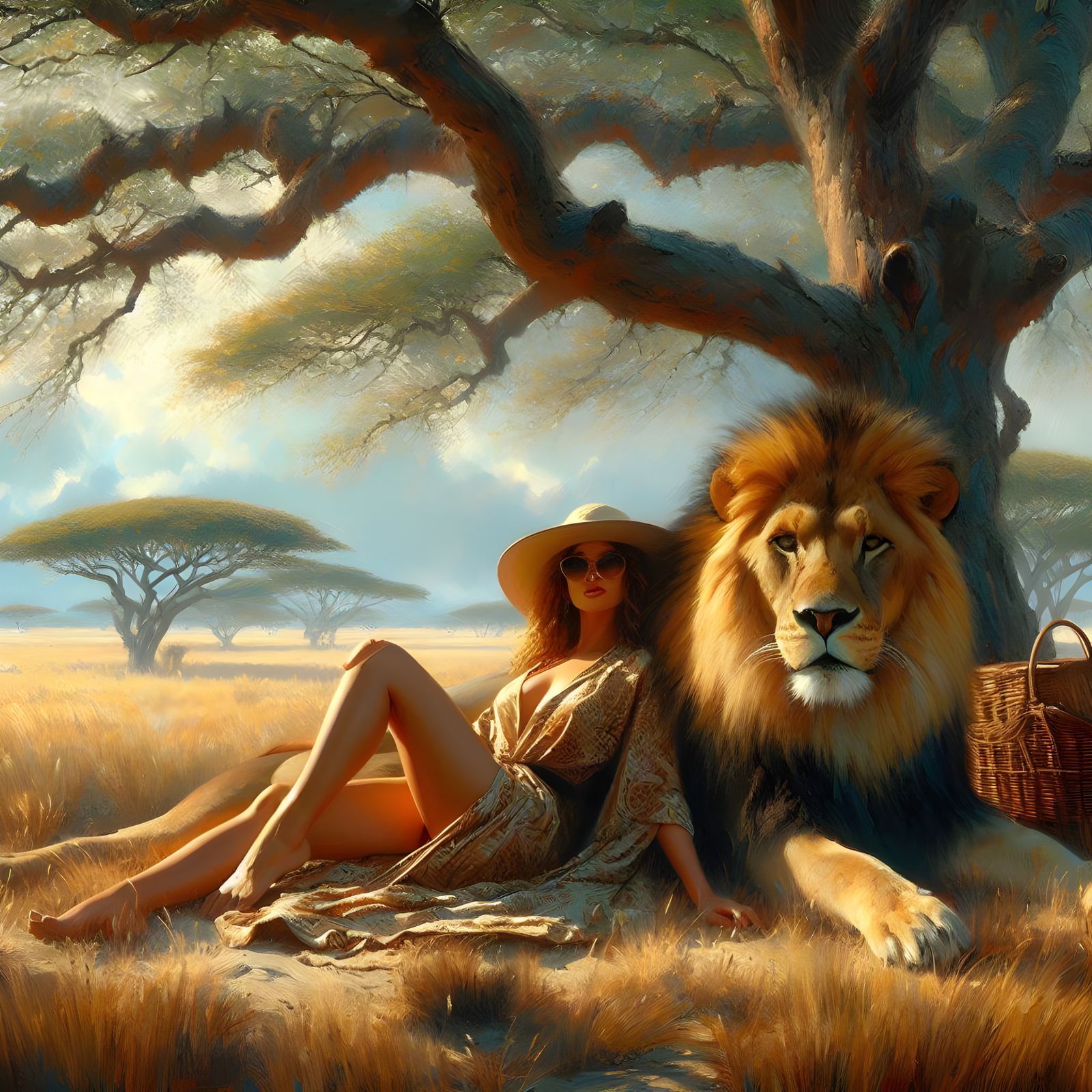 Relaxing In The Shade