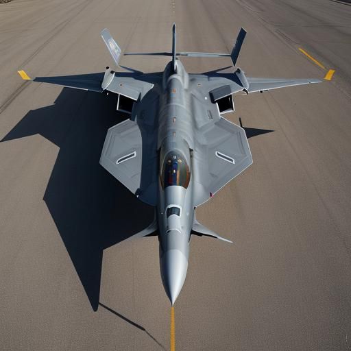 f22 aircraft fused with 1974 dodge charger - AI Generated Artwork ...