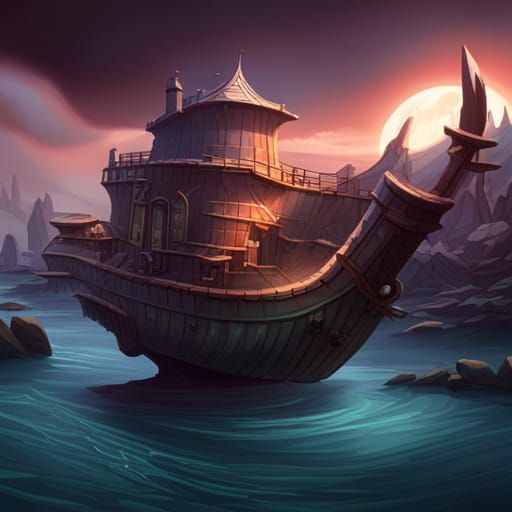 Deep Secrets: Exploring the Sunken Ship by small submarine u...