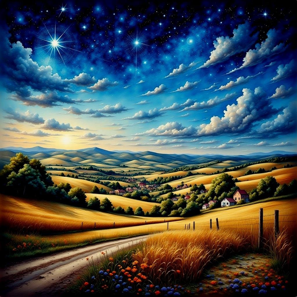 Starry Skies  by @Jennifer S