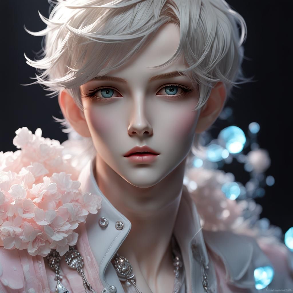 why does he look like he would be in a k-pop group?