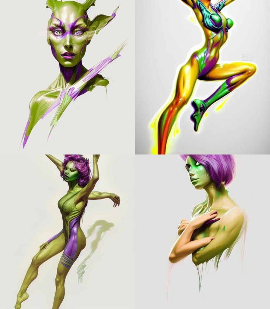 Alien woman