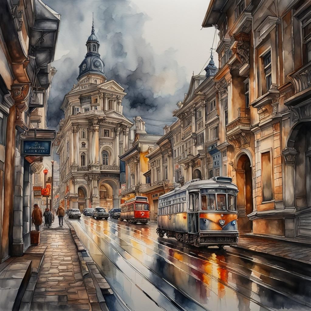 Romanian cityscape
