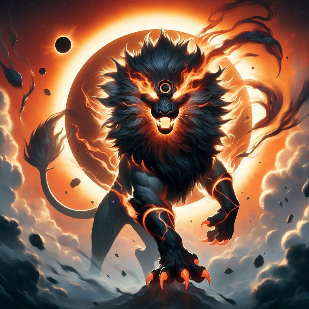 Eclipse lion spirit