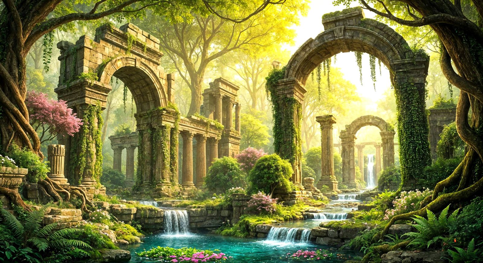 Ancient Ruins   by @Zombirb