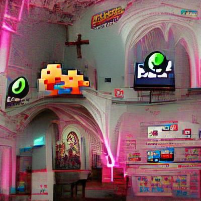 Videogames church