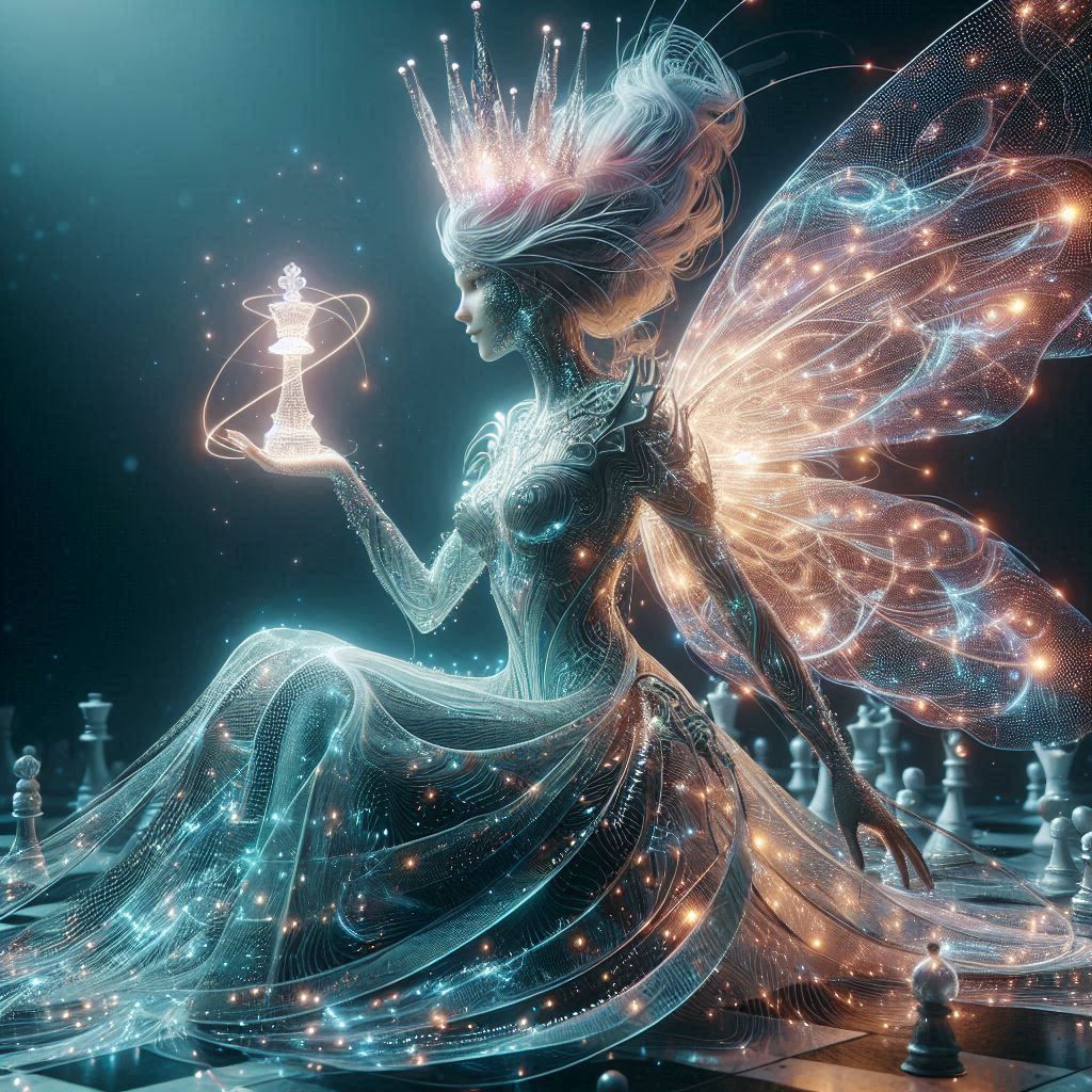 Futuristic Cosmic Chess Queen Fairy (1)