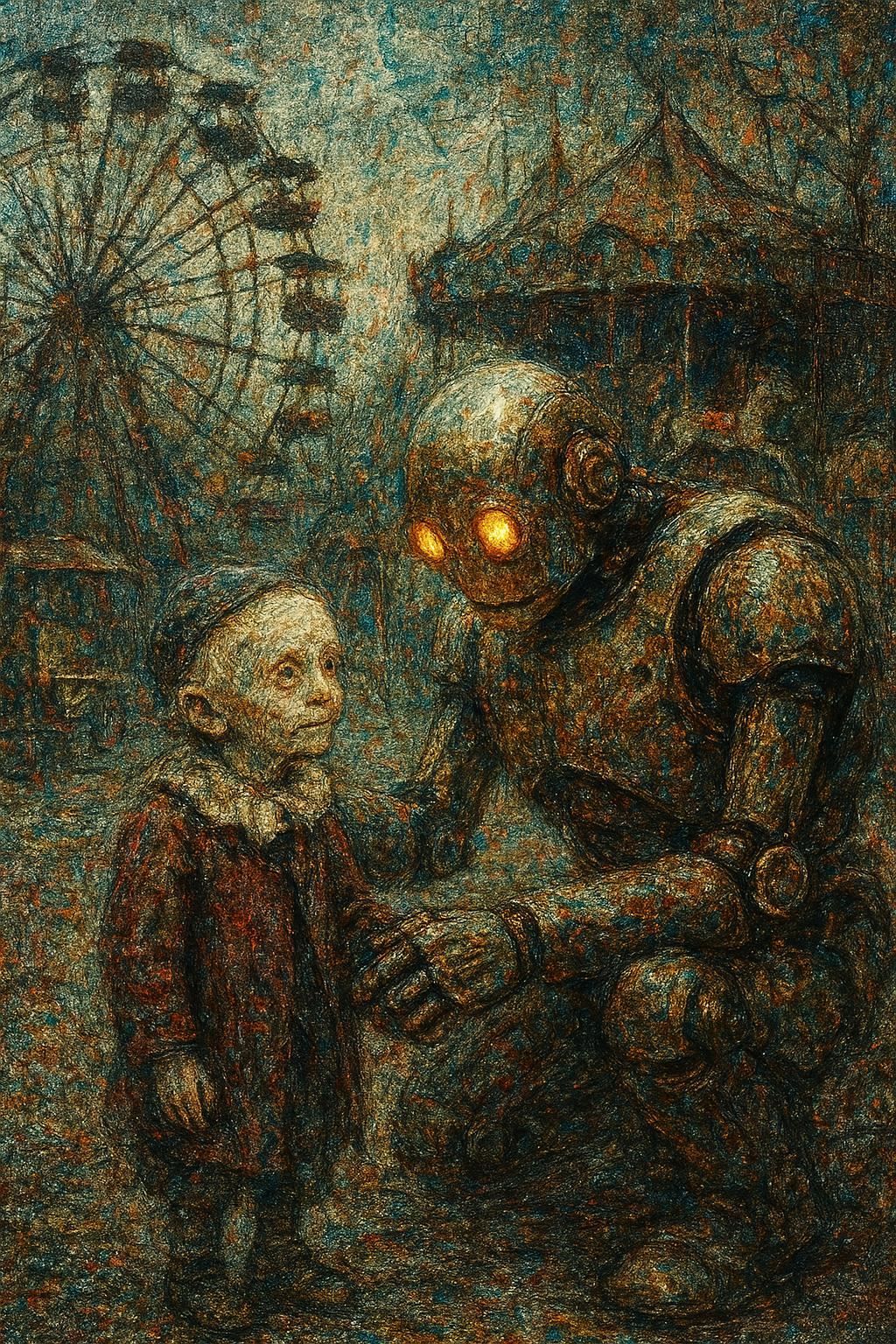 The amusement park you dream of on misty moonlit nights