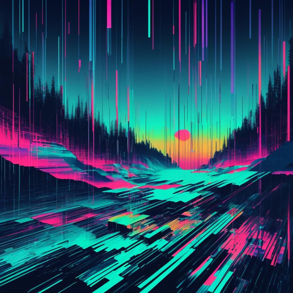 Glitch art, glitch aesthetic - AI Generated Artwork - NightCafe Creator