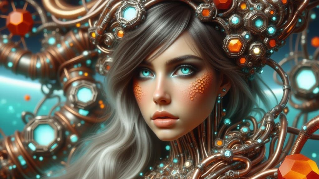 A female <lora:Crystal Rust V1:1.0>