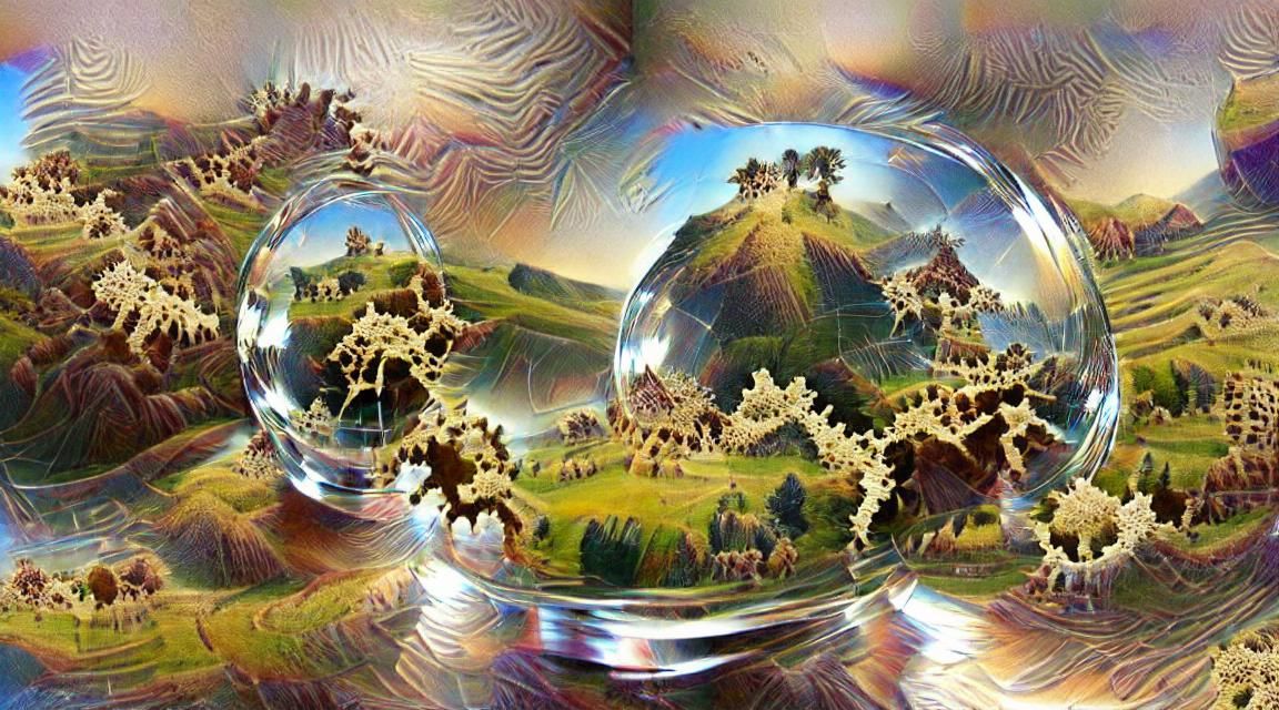 A fractal crystal landscape