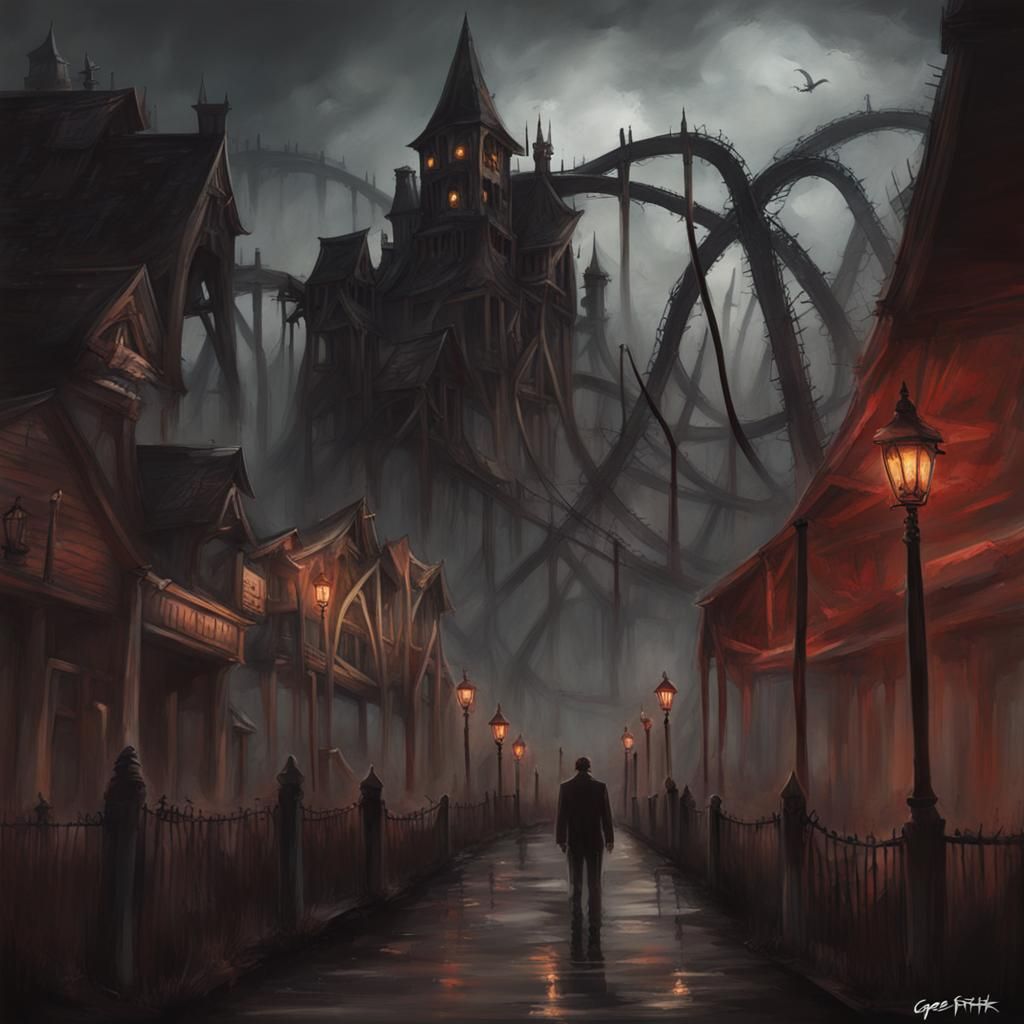 Scary Theme Park  by @Gouty