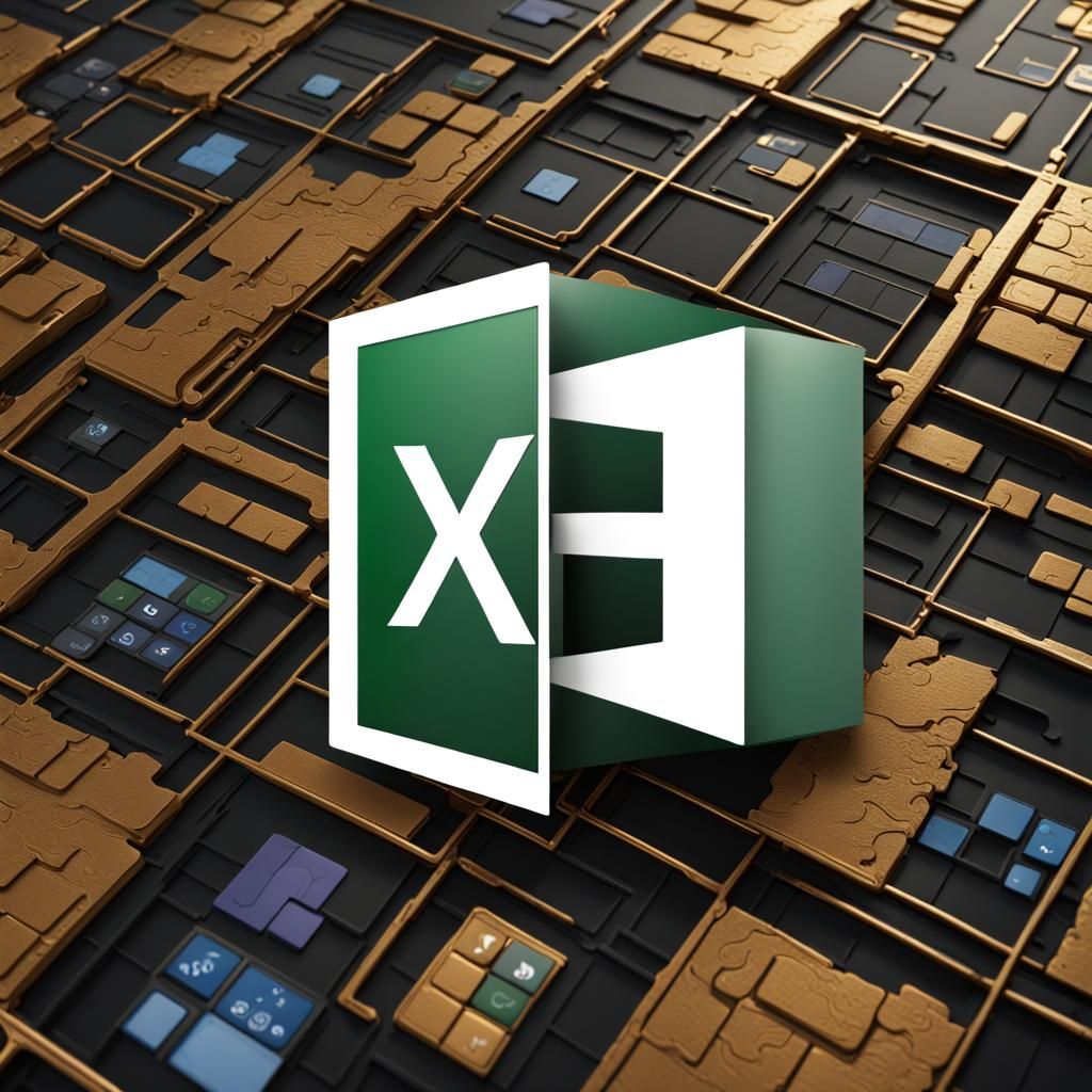 Microsoft Excel for logo - AI Generated Artwork - NightCafe Creator