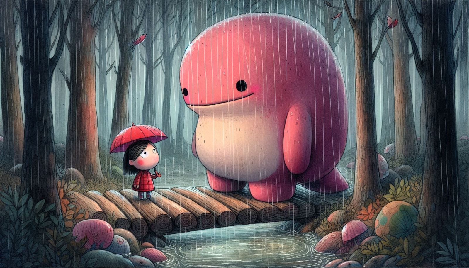 the umbrella scene reimagined (Pupuhi)