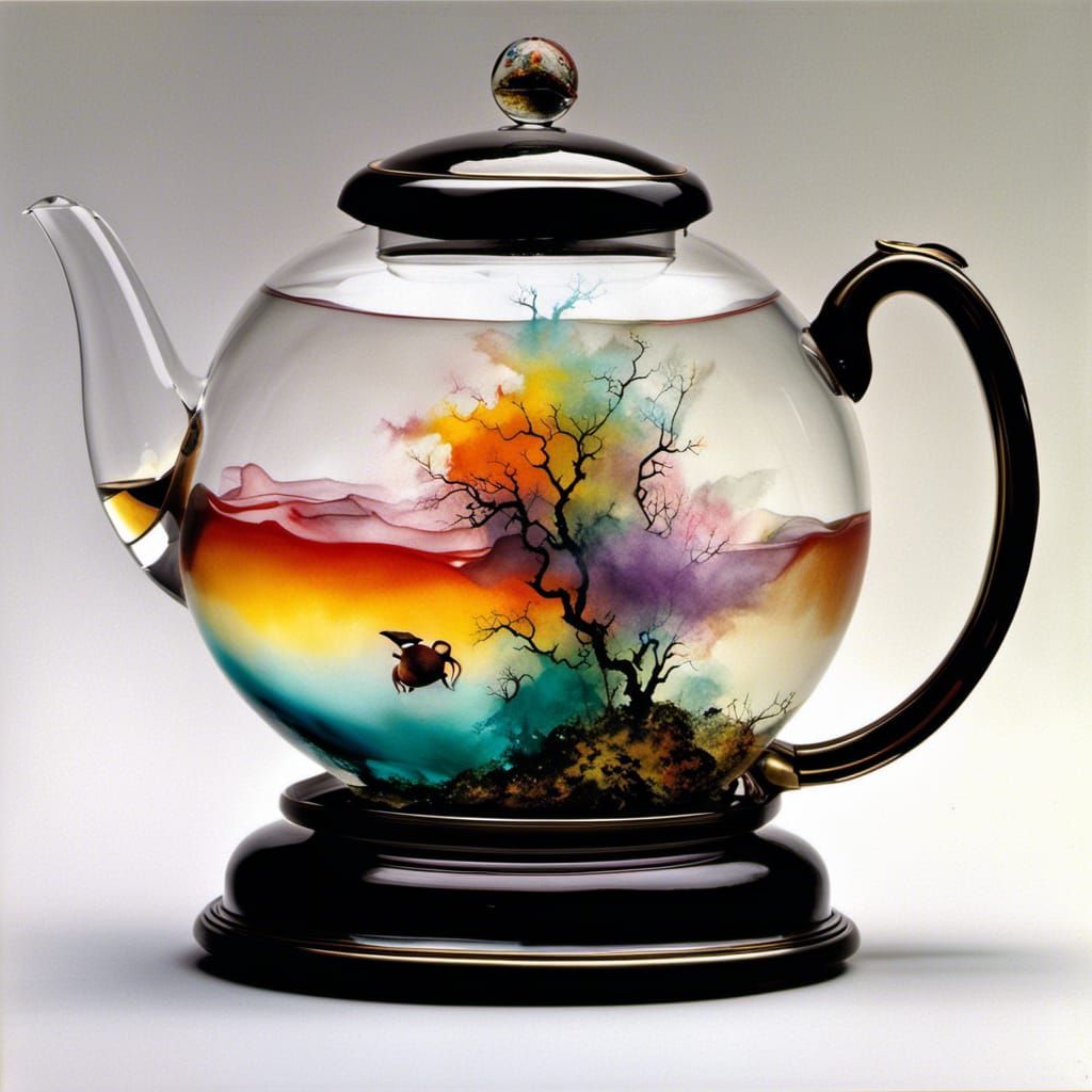 A teapot of dreams AI Generated Artwork NightCafe Creator