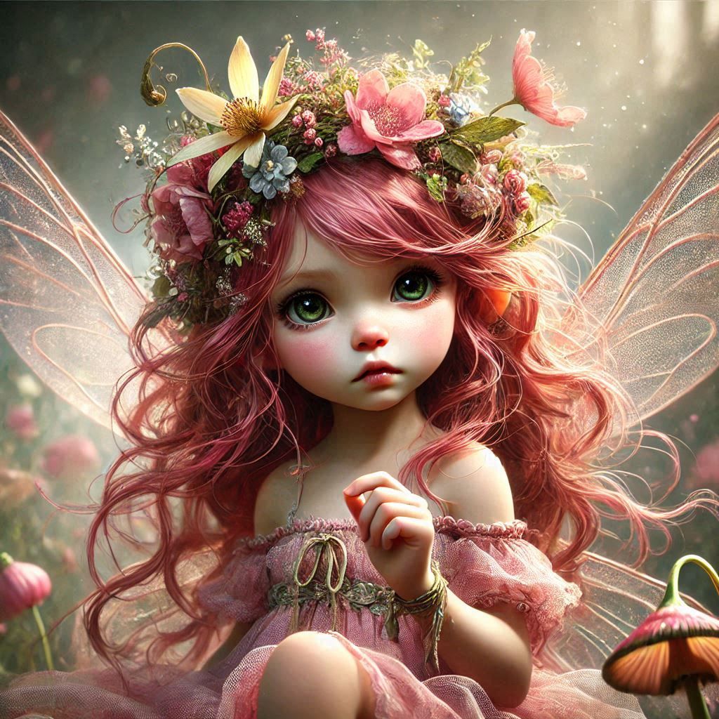 beautiful fantasy fairy-tale portrait