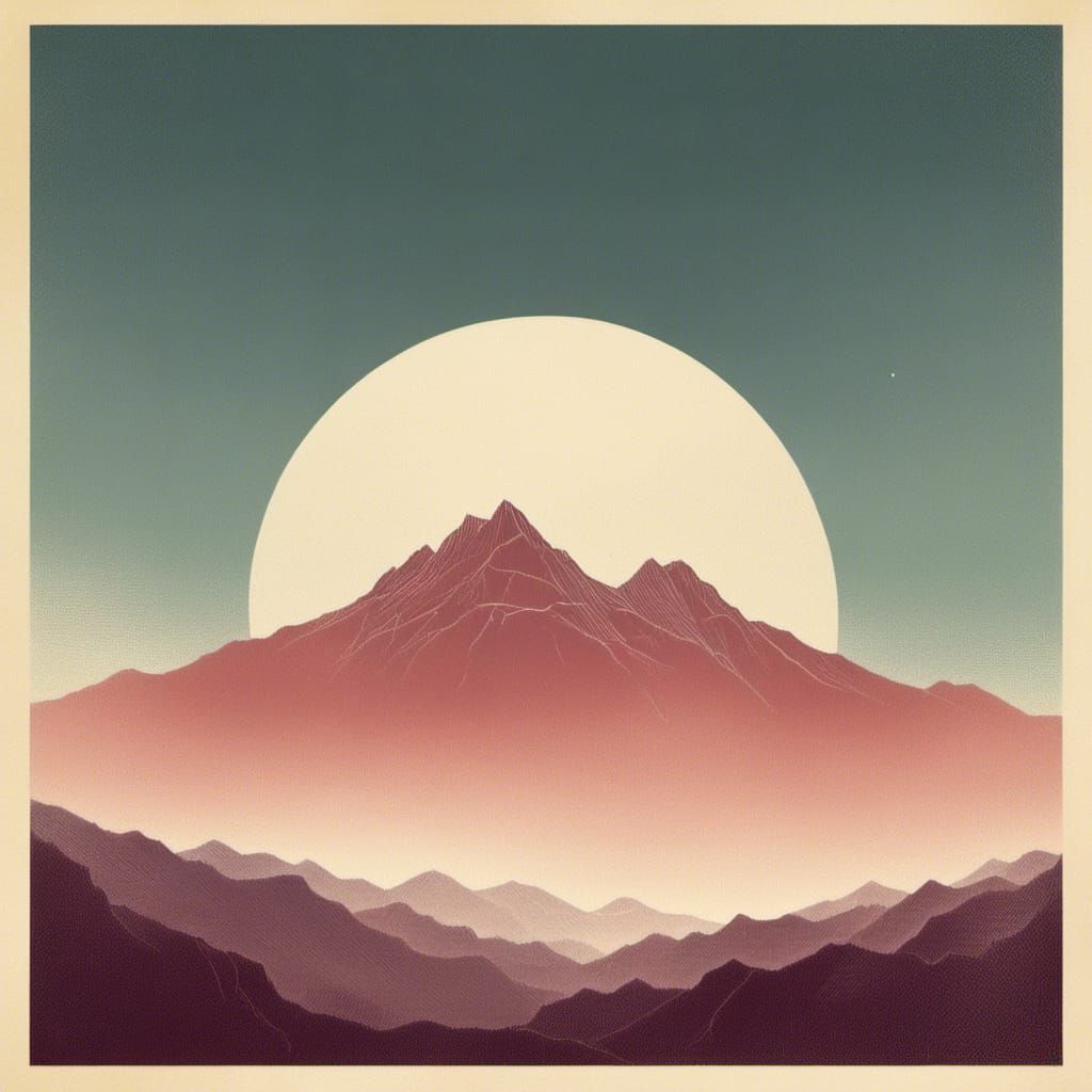 Mountain in a halo <lora:Interpolation:1.0>