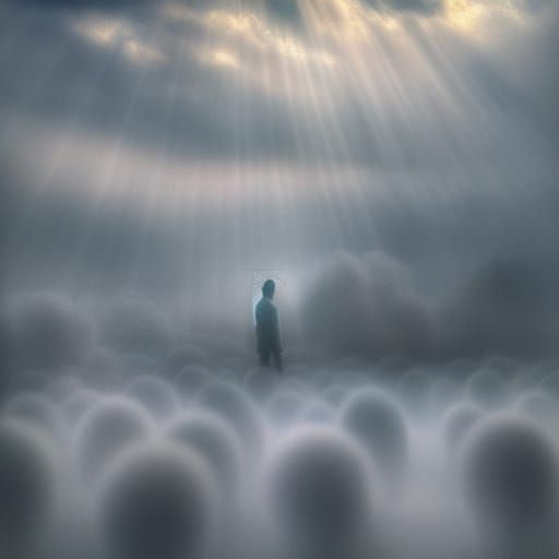 the shepard watching his flock