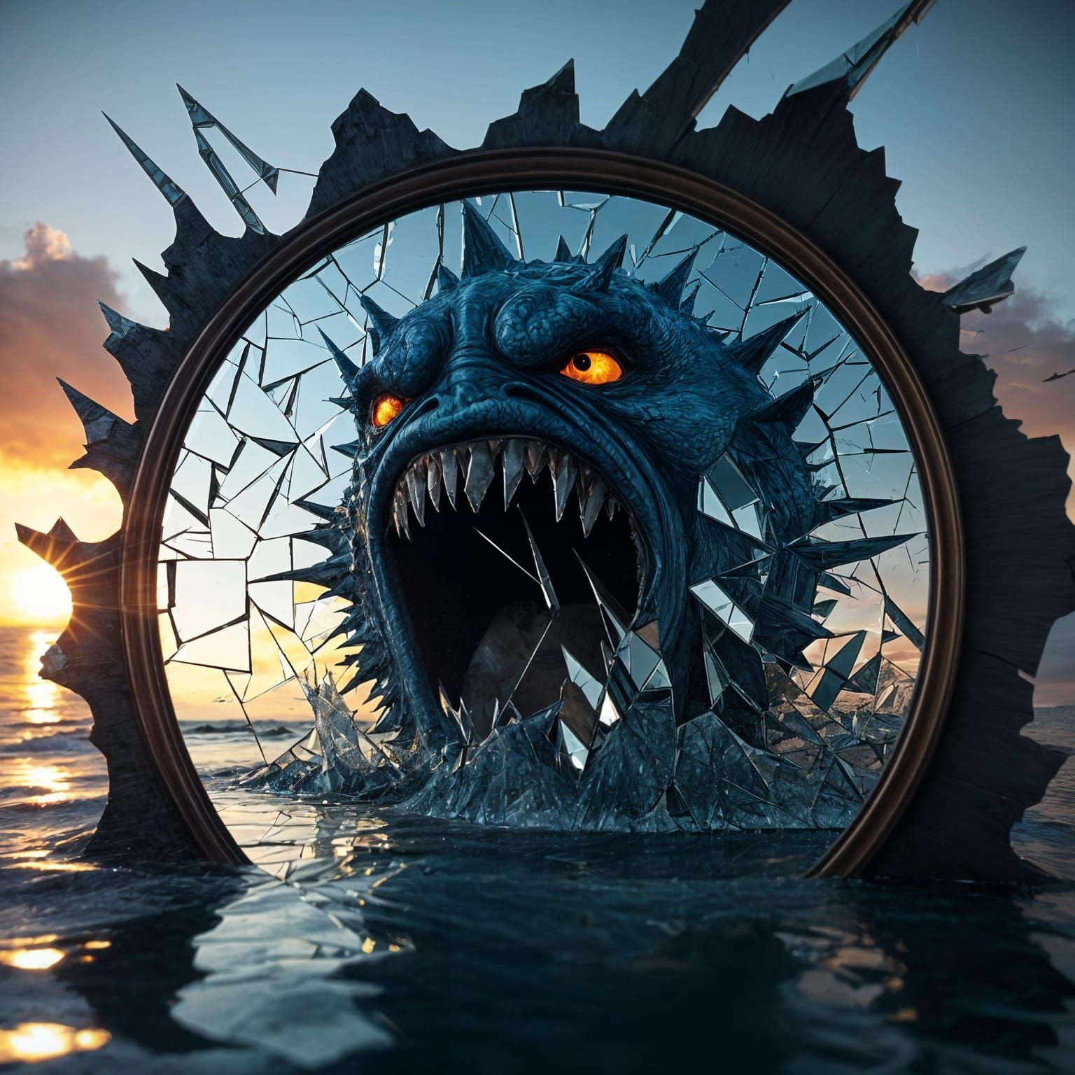 Can you see the beast lurking? 🦑