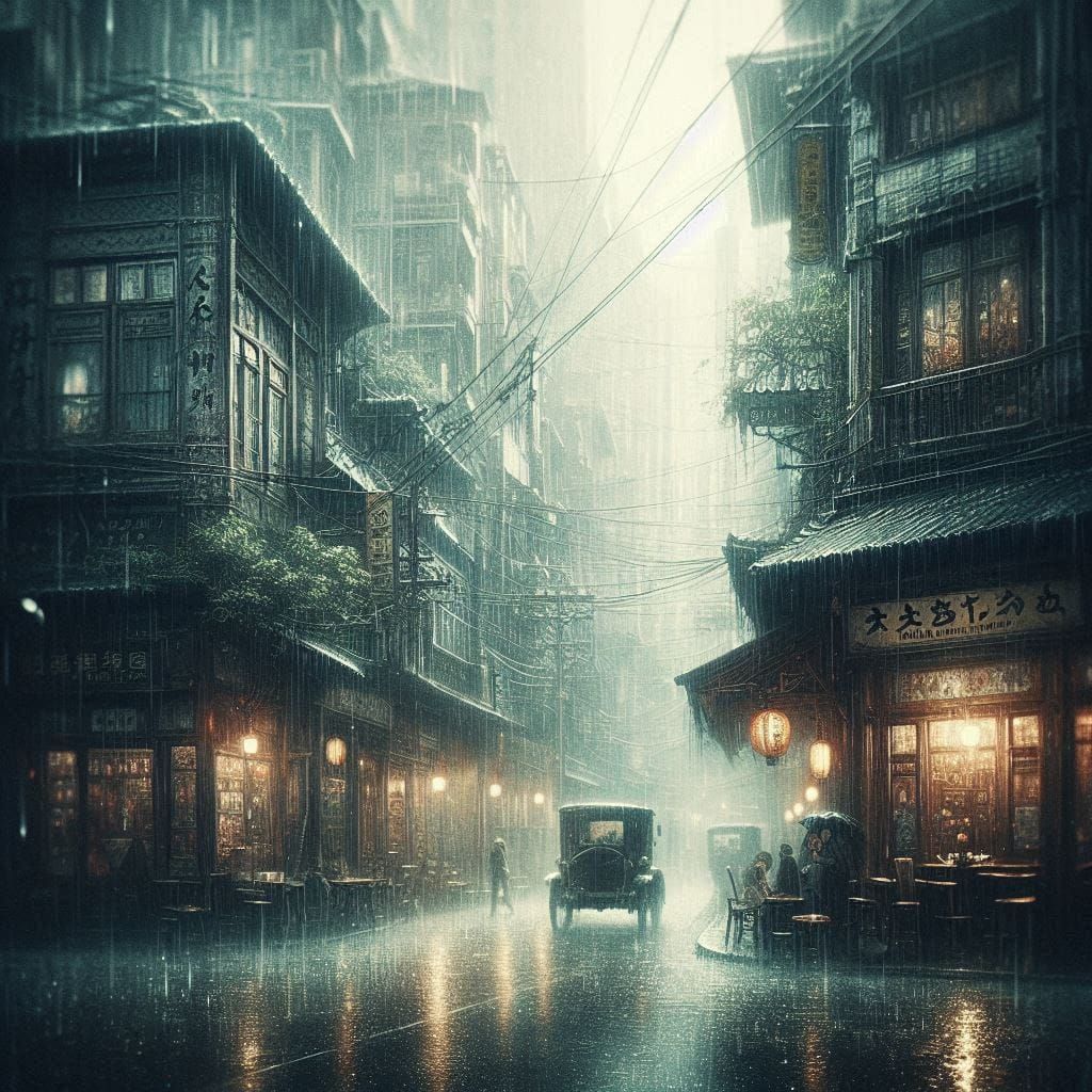 Heavy rain make it melancholic