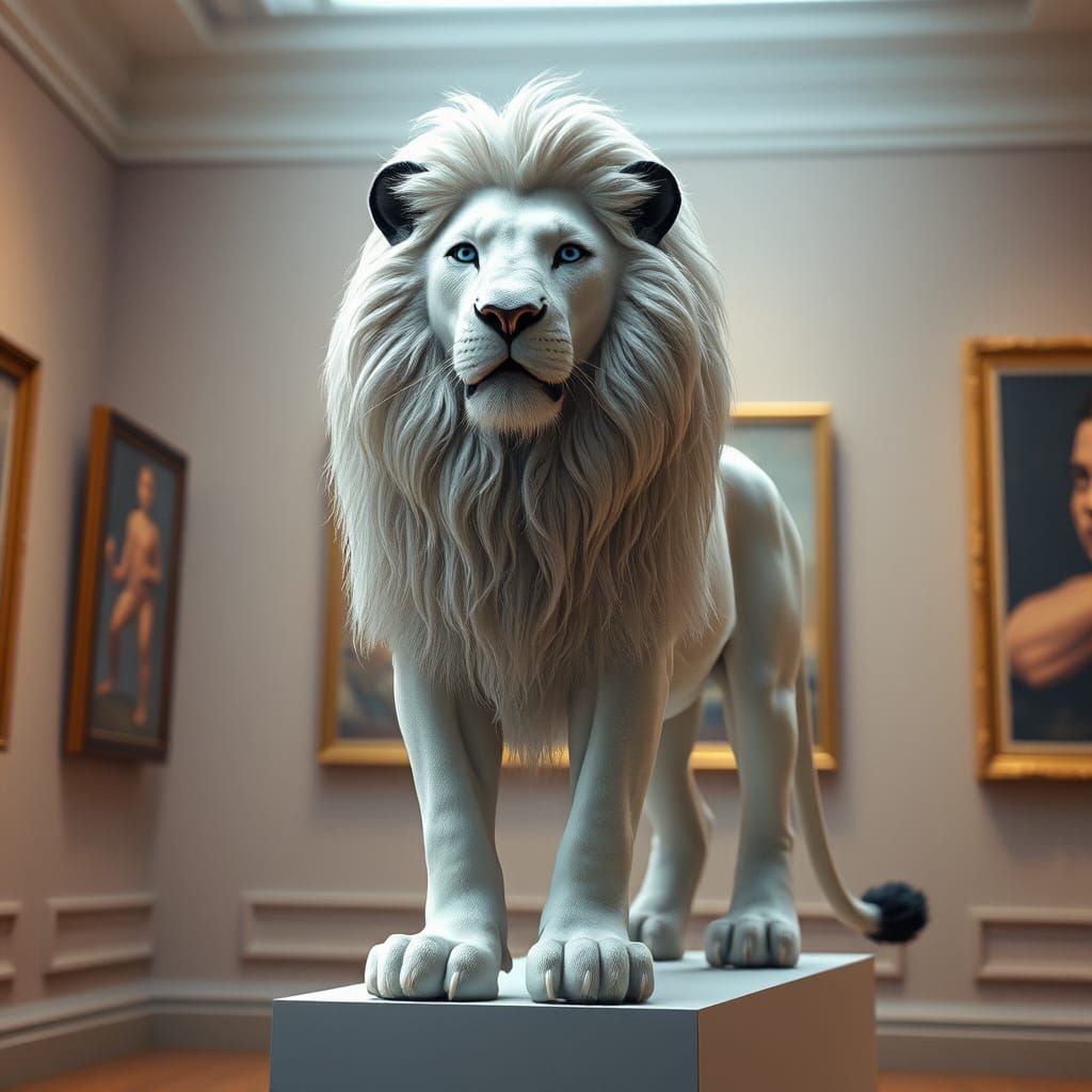 White Lion Art Gallery Exhibit