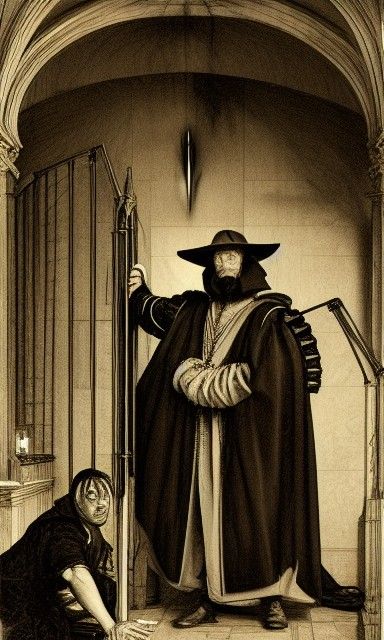 The Ambassadors Hans Holbein presented as cyborgs Gustave Do...