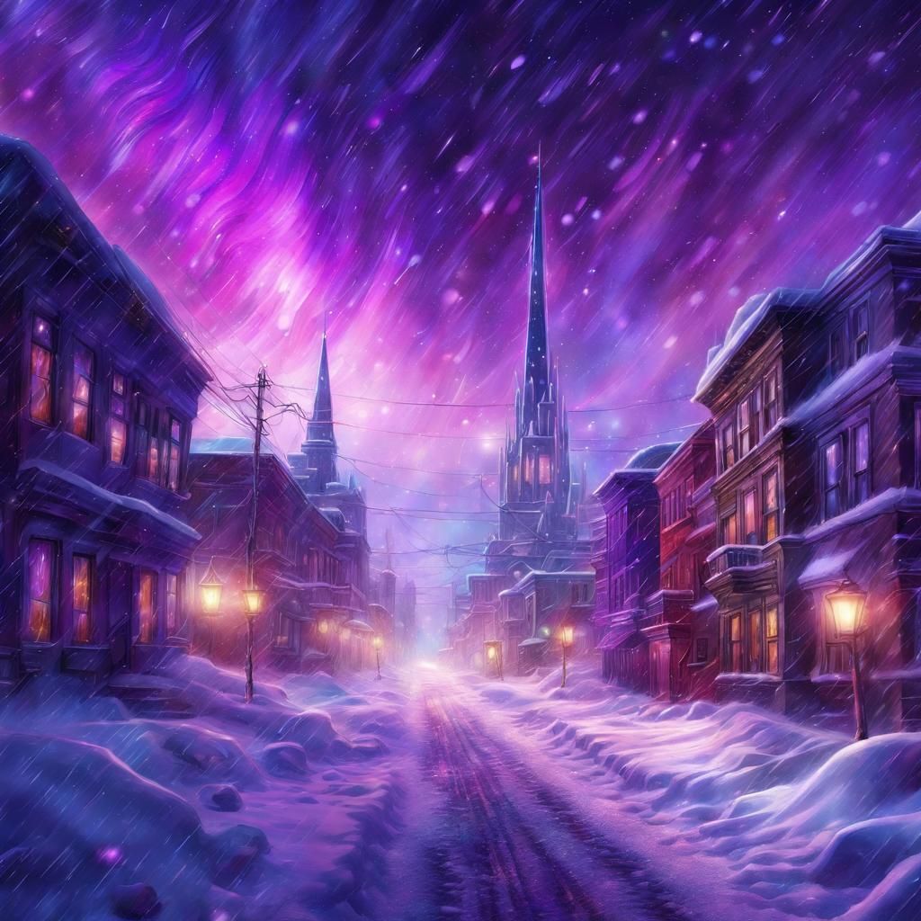 Snowy streets