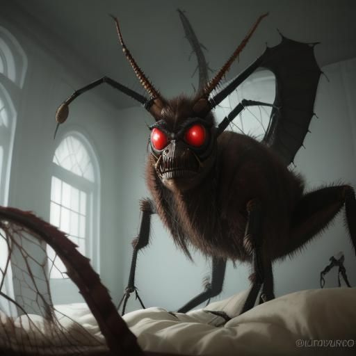 Absolutely horrifying nightmarish 
humanoid creature evil co...