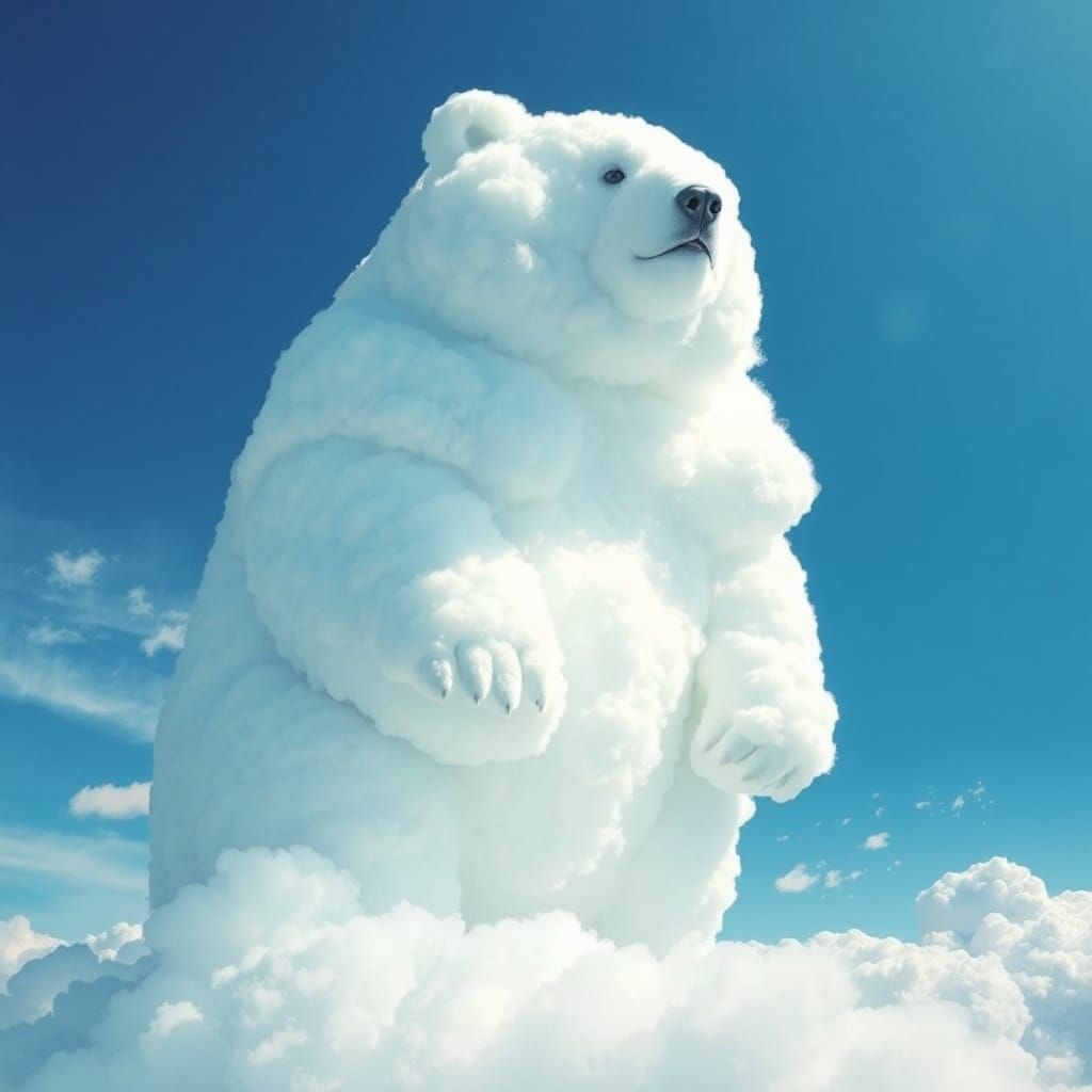 clouded with a chance or bear  by @ViperaX