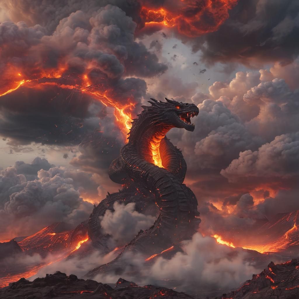 "The earth burns with the desire of destruction"