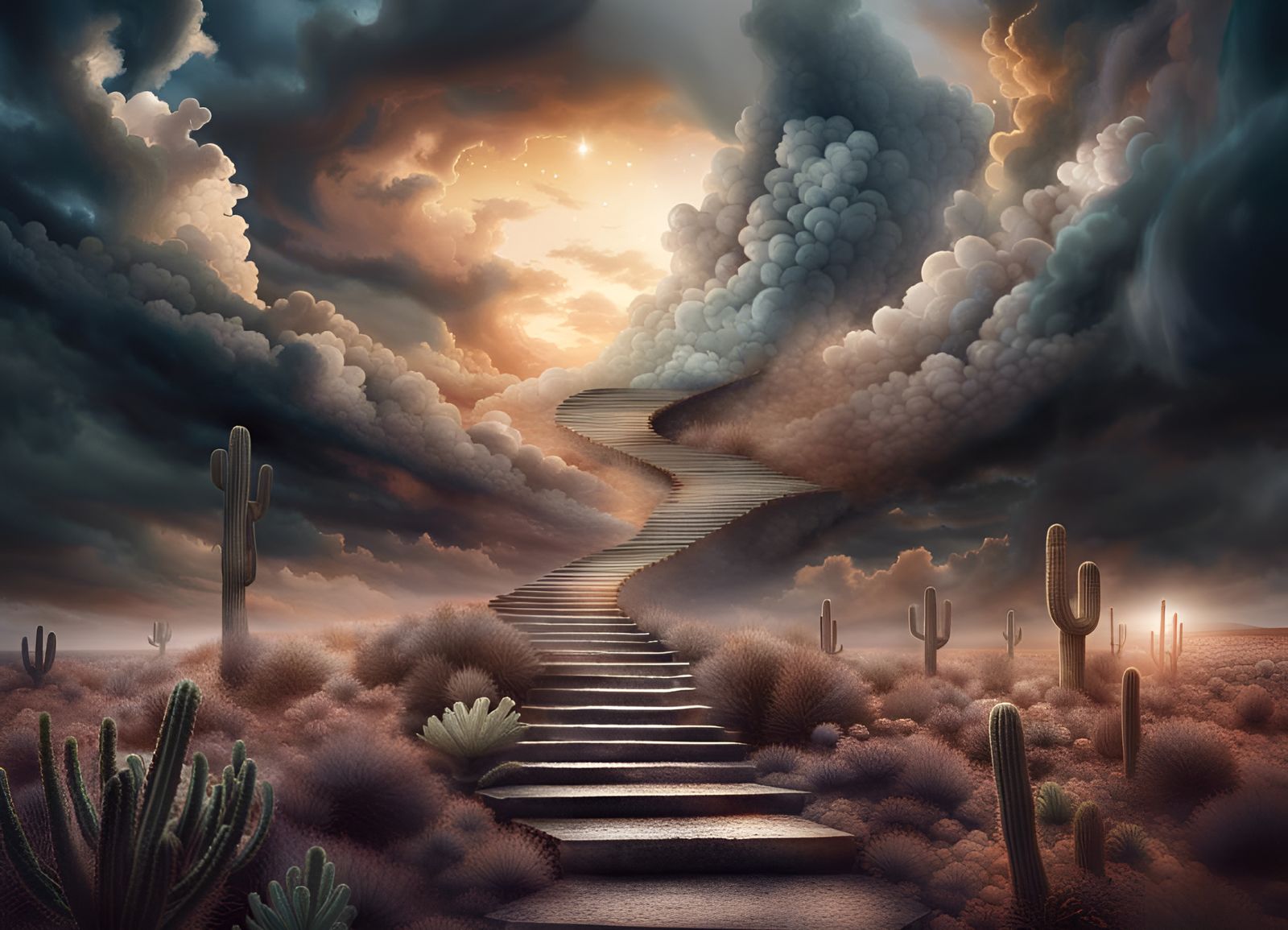 Stairway to heaven - AI Generated Artwork - NightCafe Creator