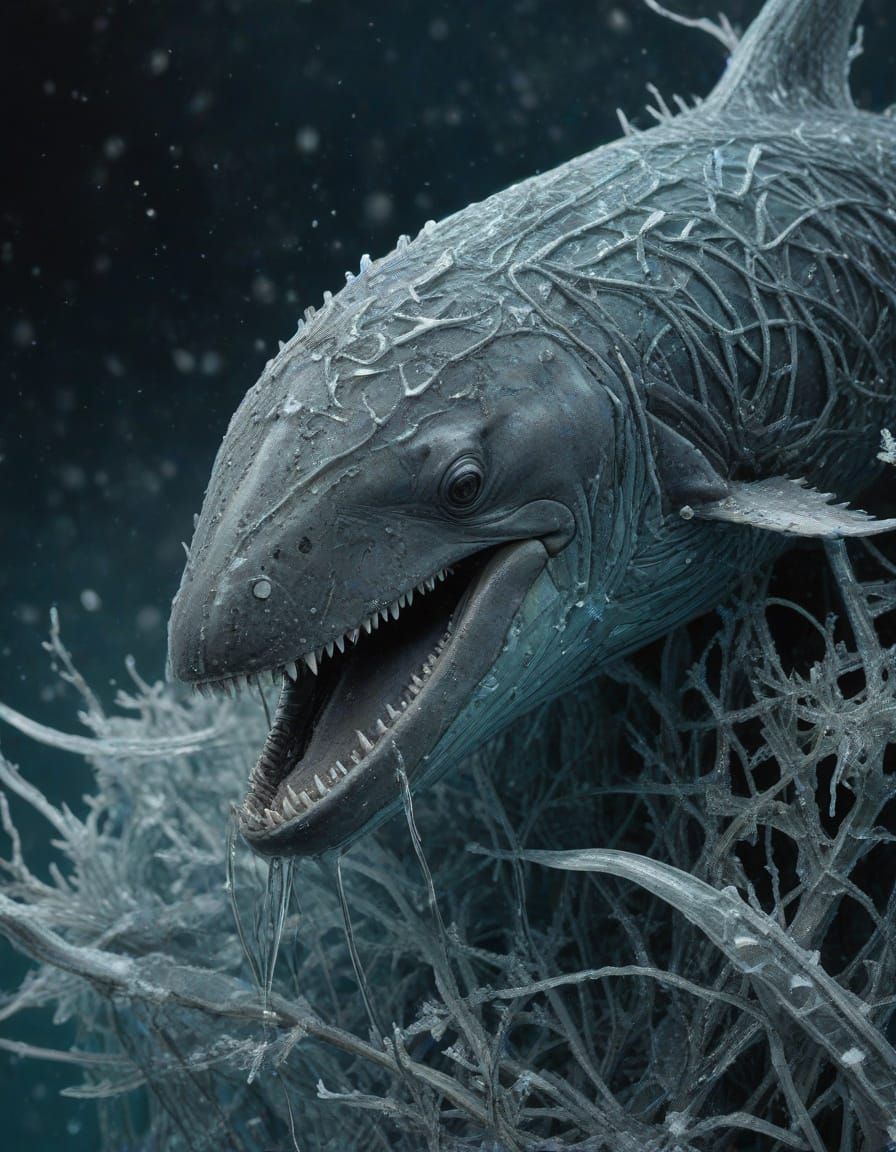 "Even the glaciers hide savage hunters"