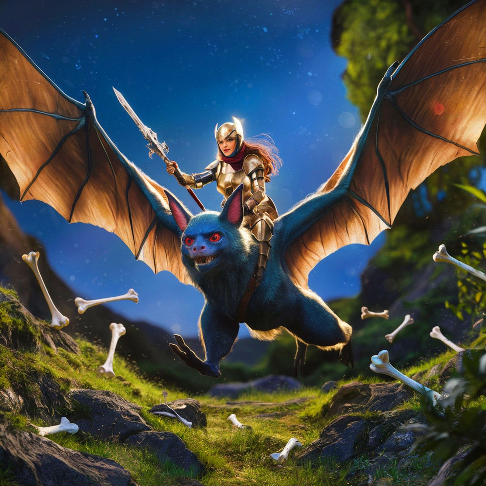 RIDING THIS BAT IS BETTER THEN RIDING ON THE BACK OF BATMAN.