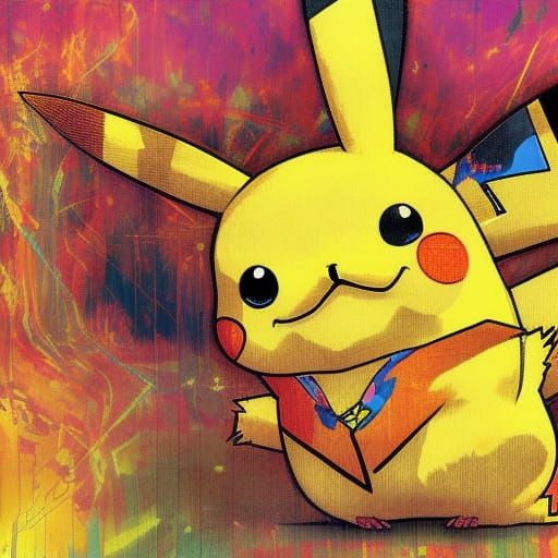 Derpy Pikachu - AI Generated Artwork - NightCafe Creator