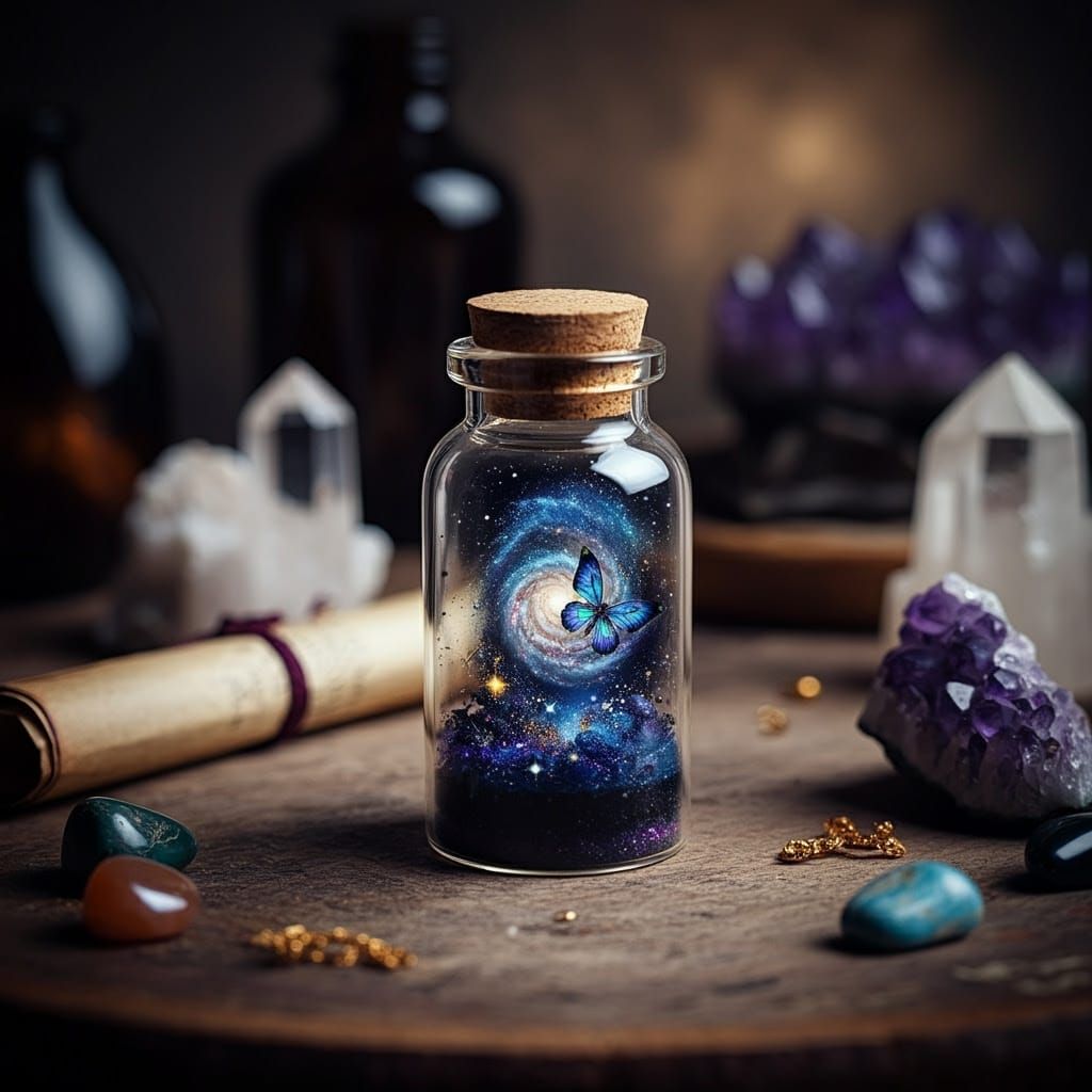 Galaxy in a Vial: Surreal Still Life