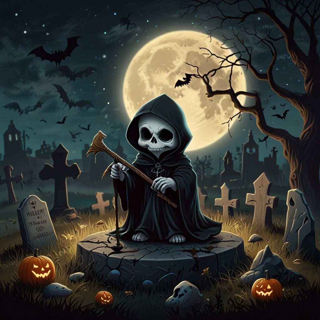 Grim Reaper as a child