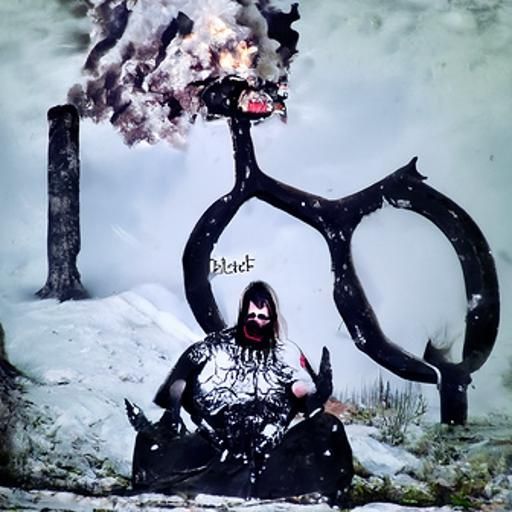 this guy's problems. album cover art black metal 