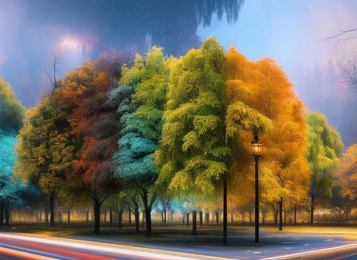 Insanely detailed photograph of an elaborate Four Seasonal Colour ...