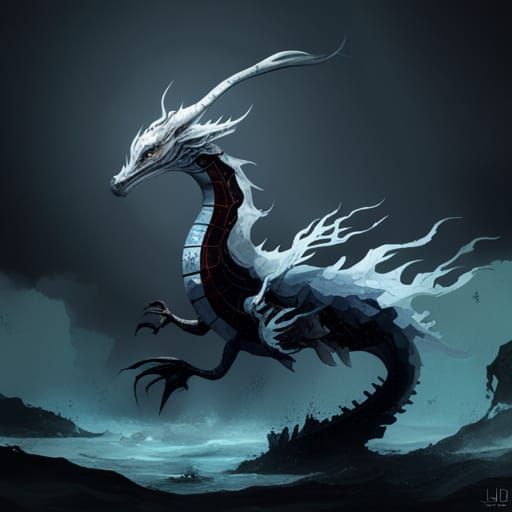 Sea dragon - AI Generated Artwork - NightCafe Creator