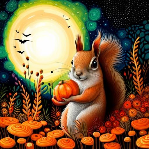 Halloween Nut  by @BL8ant