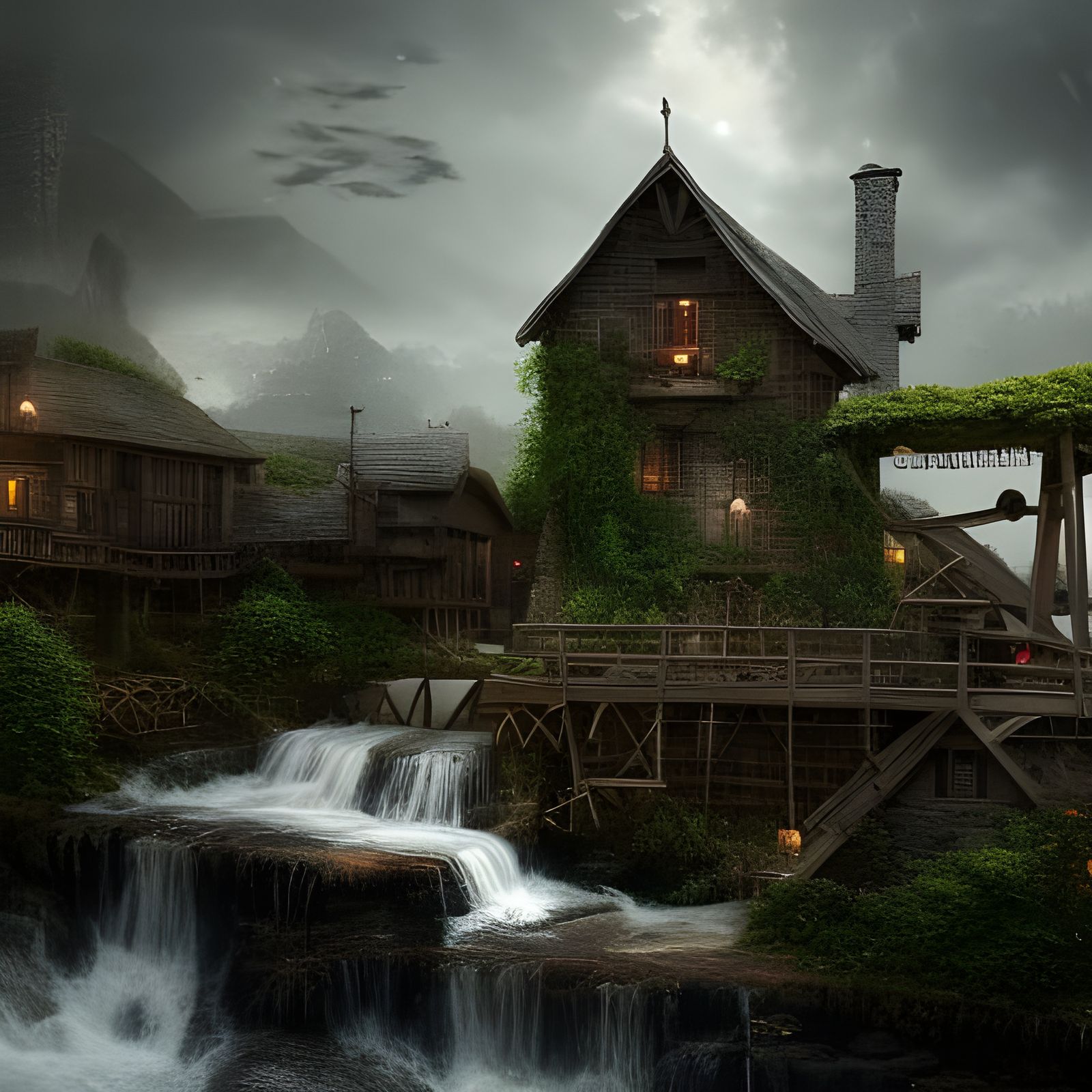 working waterwheel  by @ron